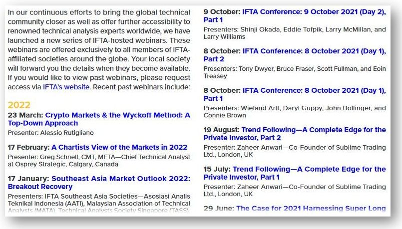 webinar archive